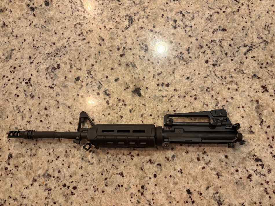 LMT 14.5 inch pinned and welded w/ carry handle 