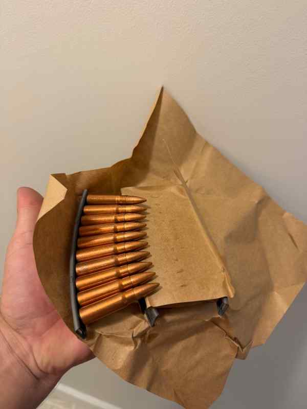 7.62x39 ammo brass , steel , armor piercing WTT/S